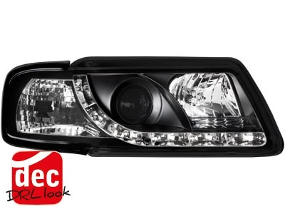 Faros Audi A3 8L LED Los ojos del Diablo Dayline negro
