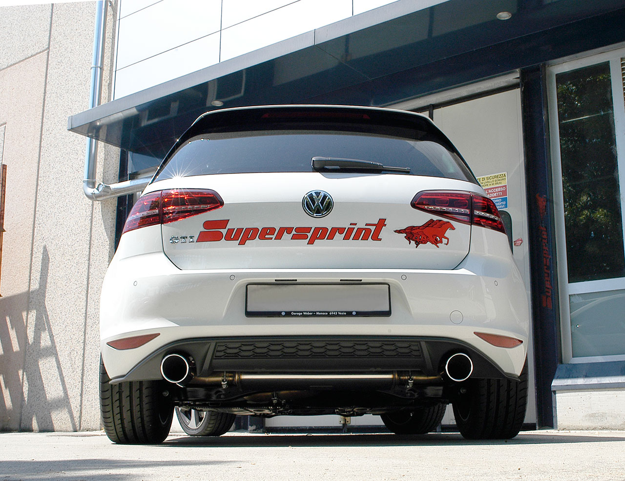 AUDI A3 8V Sedan QUATTRO 2.0 TFSi (USA model 220 Hp) 2013 Endpipes kit Right O100 - Left O100