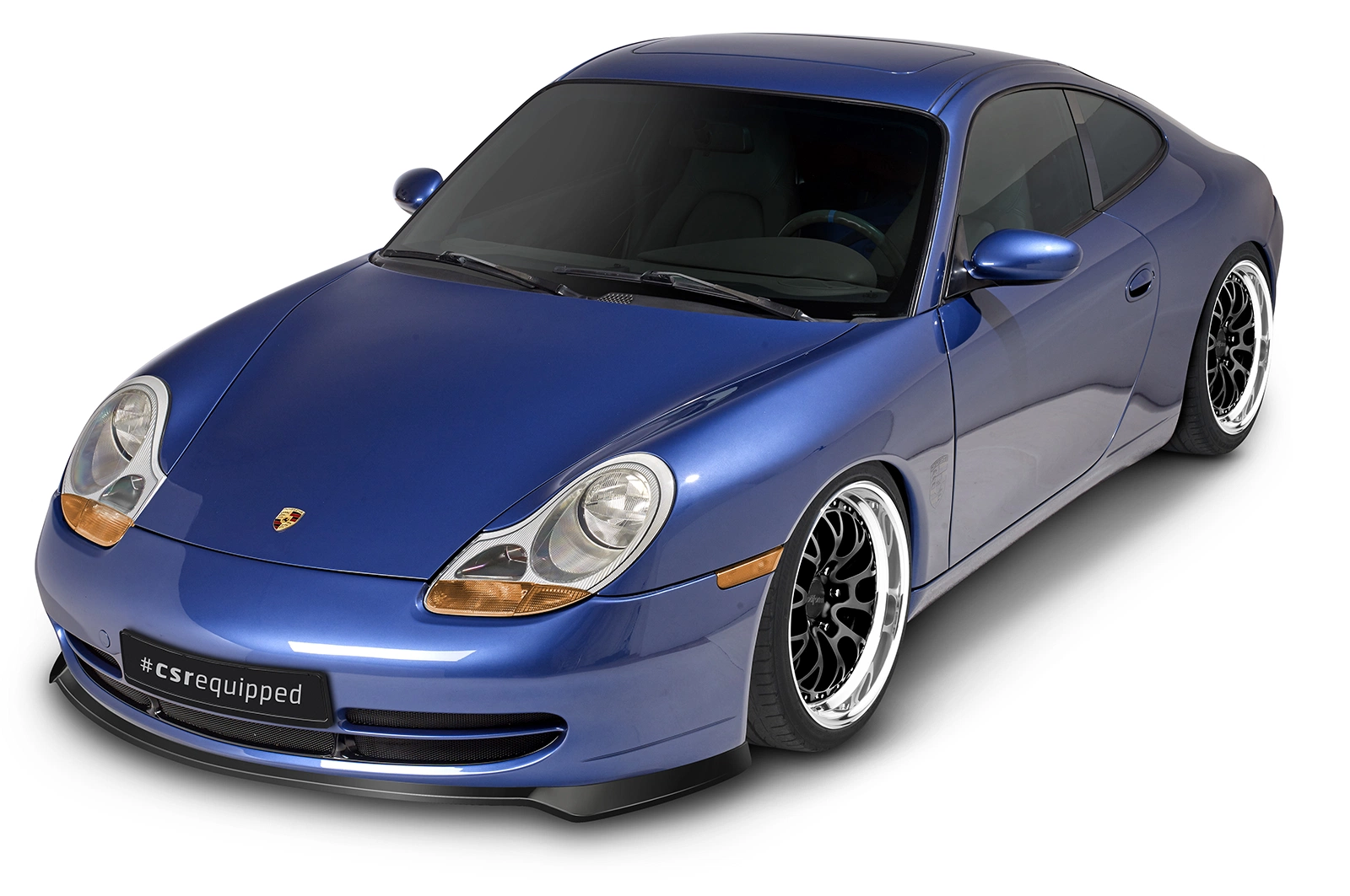 Voorspoiler Porsche 911/996 Glans Zwart van CSR Automotive (1997-2001 Vor Facelift)