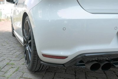 Zijdiffusers VW Polo 5 R WRC Glans Zwart