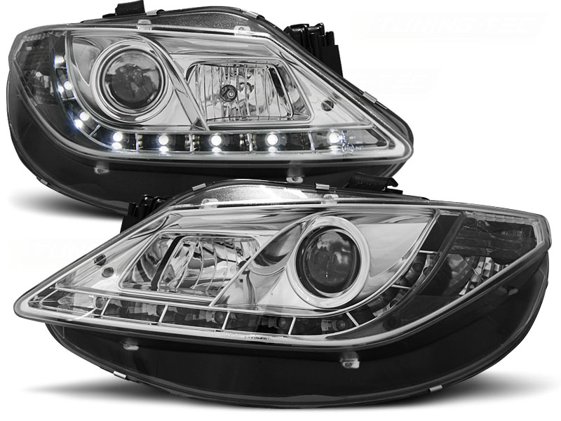 Faros Seat Ibiza 6J 3/5drs 6/08 Devel eyes Dayline cromo