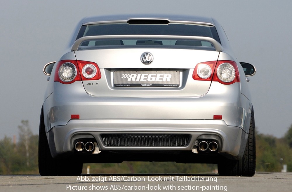 Achteraanzet Carbon VW Jetta 1 08.05- Rieger