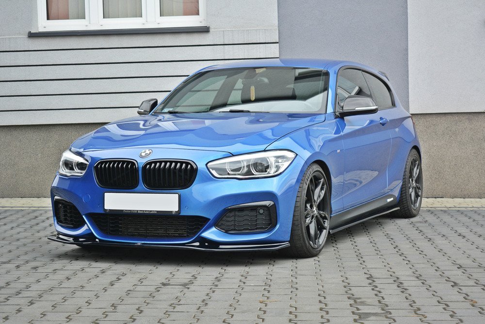 Voorspoiler BMW 1-Serie F20/F21 Facelift M-Power V3 Gloss Black