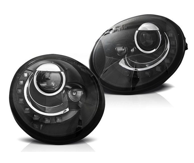 Faros VW New Beetle negro