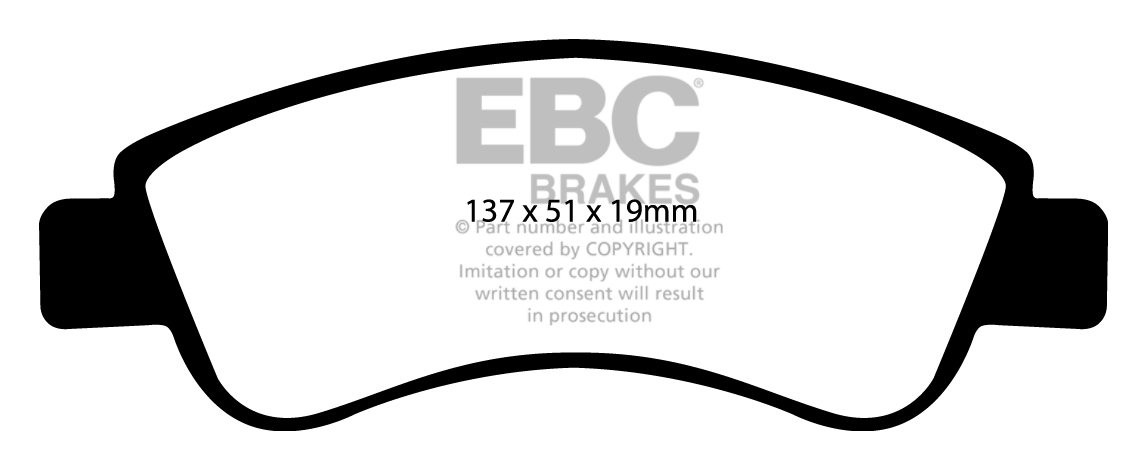 EBC Brakes CITROEN BEDRIJFSWAGEN Berlingo 2.0 TD 2001-2008 Rembl