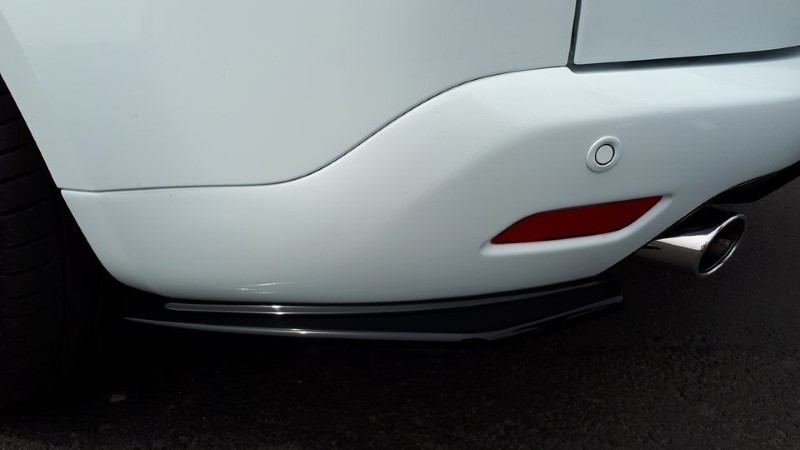 Achterzij Spoilers Ford S-Max Titanium Mk1 FL Glanzend Zwart
