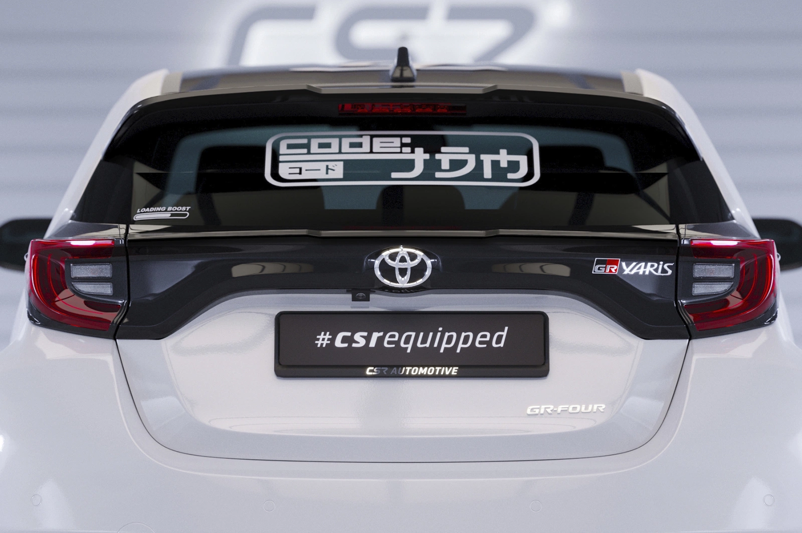 Achterspoiler Toyota GR Yaris (XP21) Glans Zwart – CSR Automotive