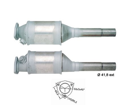 Seat IBIZA 1.6i 1598 cc 55 Kw / 75 cv ABU Magnaflow CAT Bouwjaar