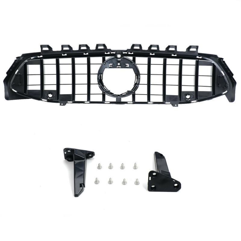 Grill Mercedes CLA C118, X118 Glans Zwart 19-23 GT Look