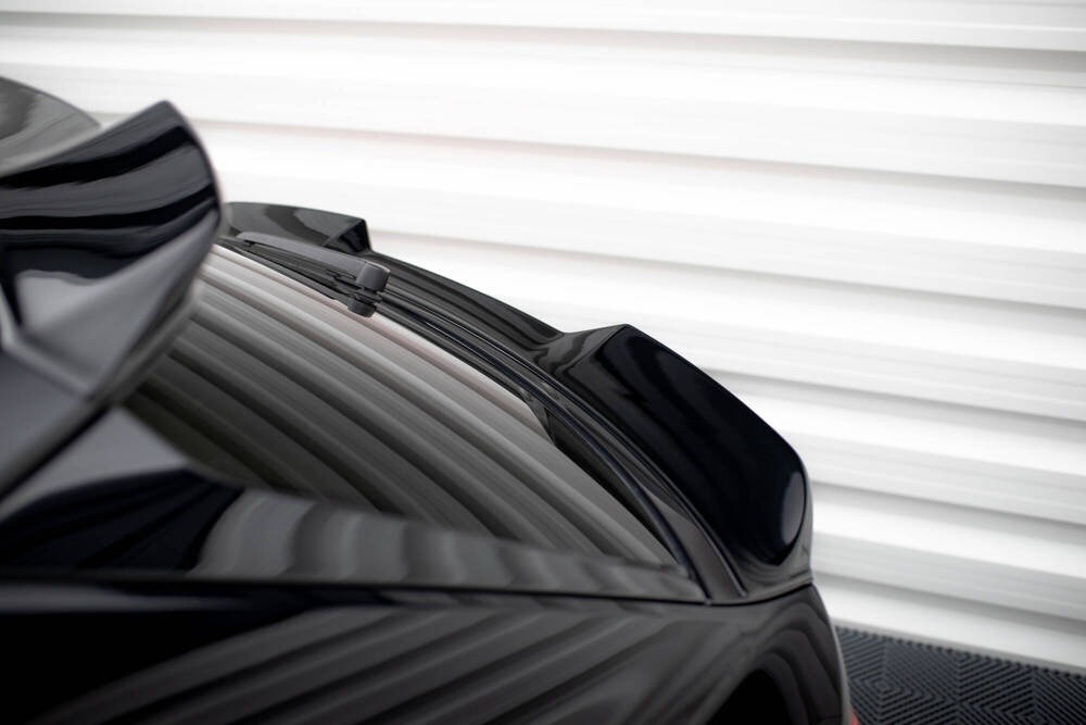 Spoiler Audi Q8 S-Line / SQ8 / RSQ8 Maxton Glans Zwart
