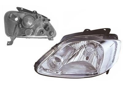 koplamp, H4, elektr verstelb, rechts,-2007 VW Fox, 2005 -