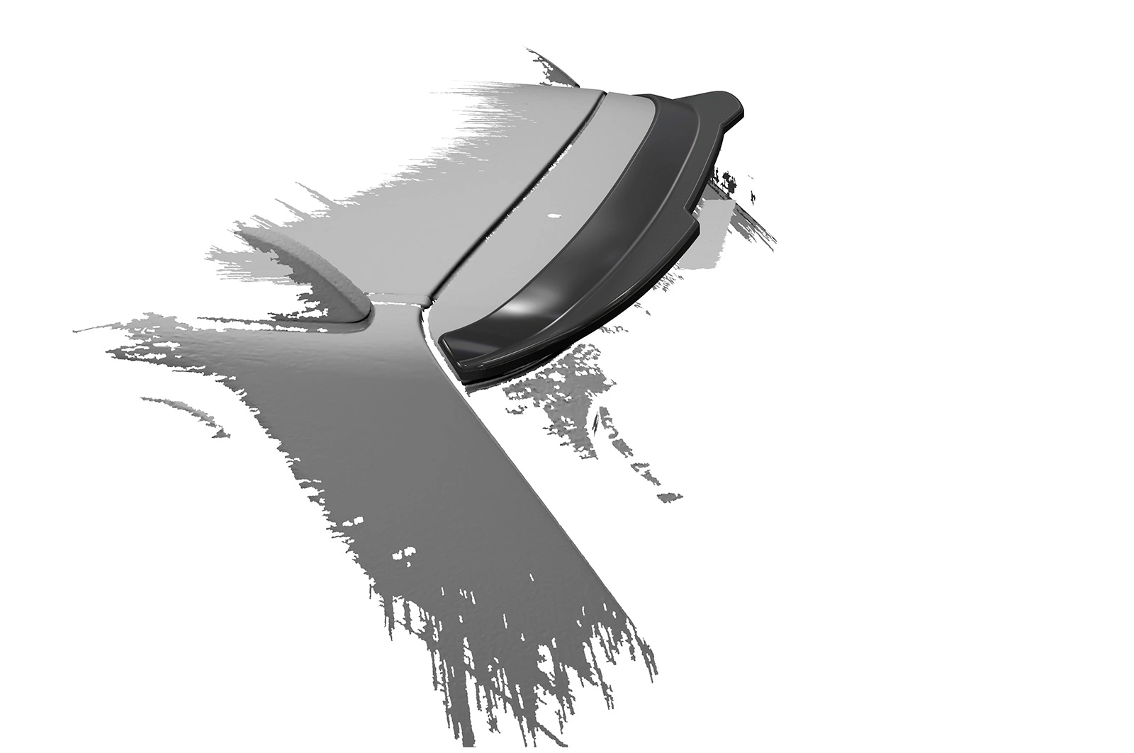 Achterspoiler Audi A4 B5 (Typ 8D5) Avant Glans Zwart van CSR Automotive (01/1996-09/2001)
