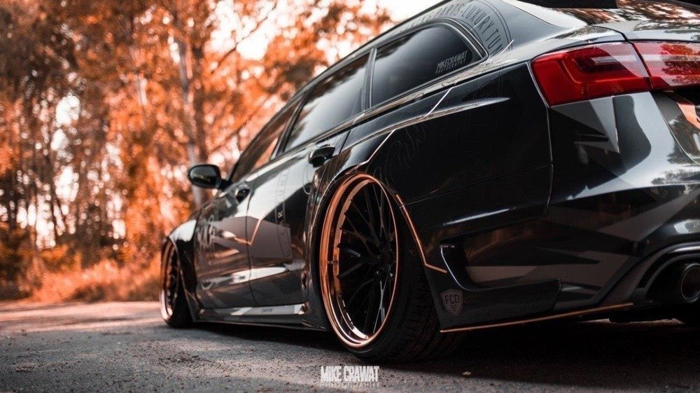 Wide Body Audi S6 C7 Avant + Set Splitters