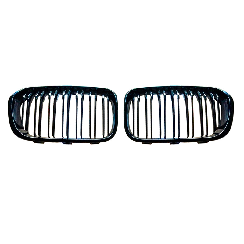 Glanzend zwarte Grills BMW 1-Serie F20/F21 LCI 2015- M-Style