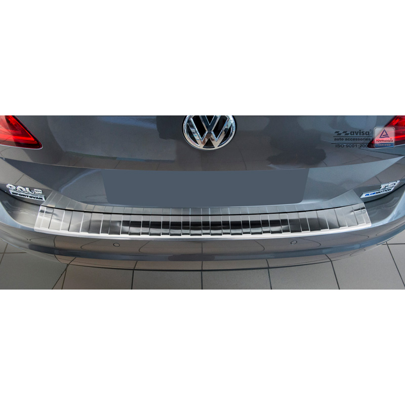 RVS Achterbumperprotector Volkswagen Golf VII Sportsvan 2014- '