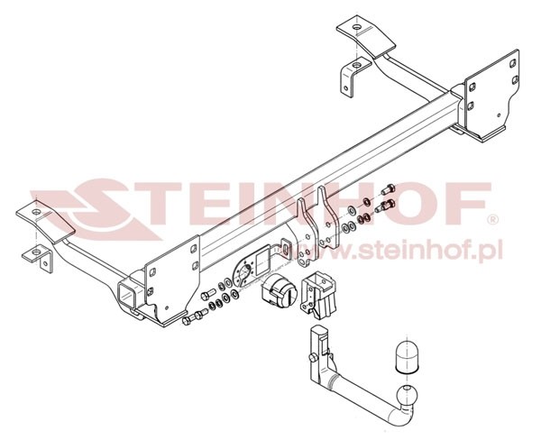 Trekhaak Land Rover Range Rover (L322) (Vogue) 05/2005-2012