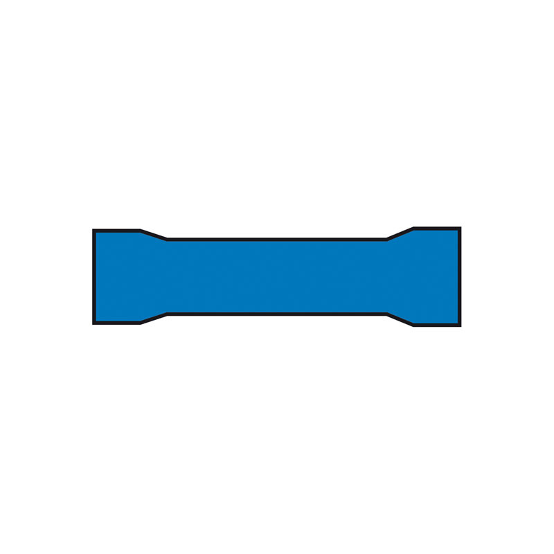Carpoint Stootverbinder 546 Blauw Ø 4.5mm Blister 10-stuks