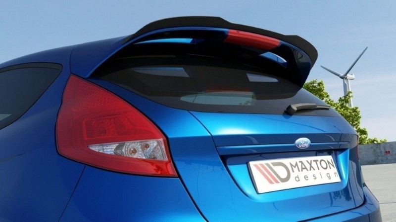 Spoilerkap Ford Fiesta ST Mk7 / Mk7 FL Glanzend Zwart Maxton