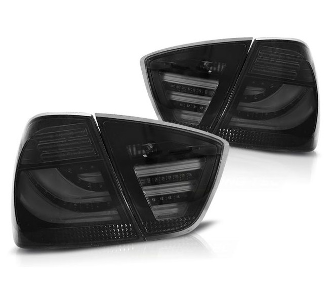 Taillights LED BMW 3-serie E90 04-08 red/smoke