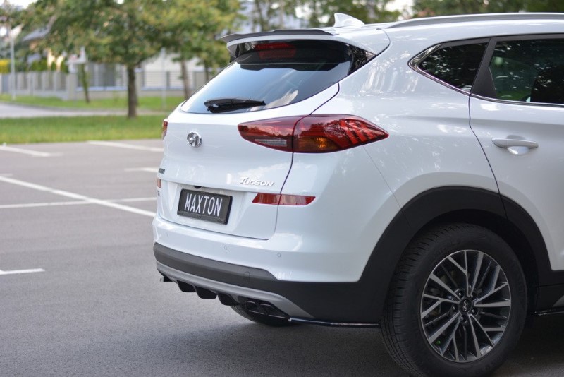 Achter Aanzet Hyundai Tucson MK.3 Facelift Glanzend Zwart