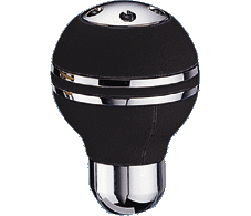 Schakelpook PK M-2 Black Leather/Chrome Trims
