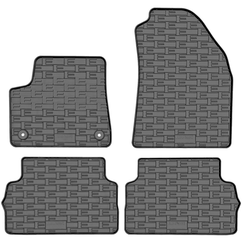 CIKCAR Rubber matten  Fiat Grande Panda EV 2025- (4-delig + montagesysteem)