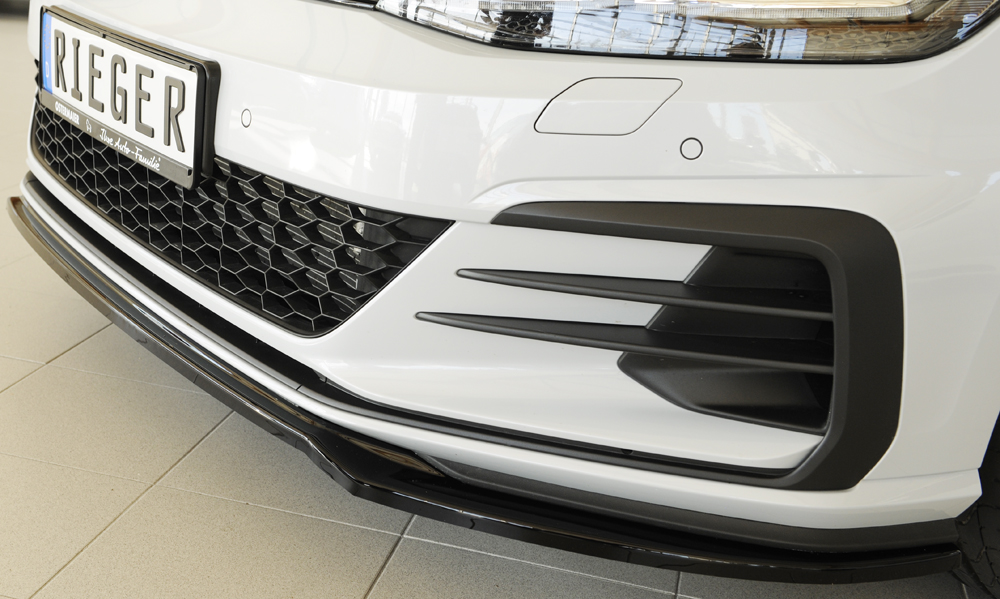 Spoilerzwaard Glossy Black Rieger VW Golf 7 GTI/GTD/GTE 2017-