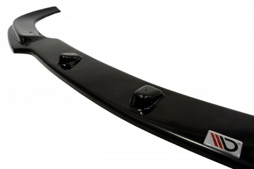 Voorspoiler Mercedes CLK W209 AMG Maxton Design glans zwart