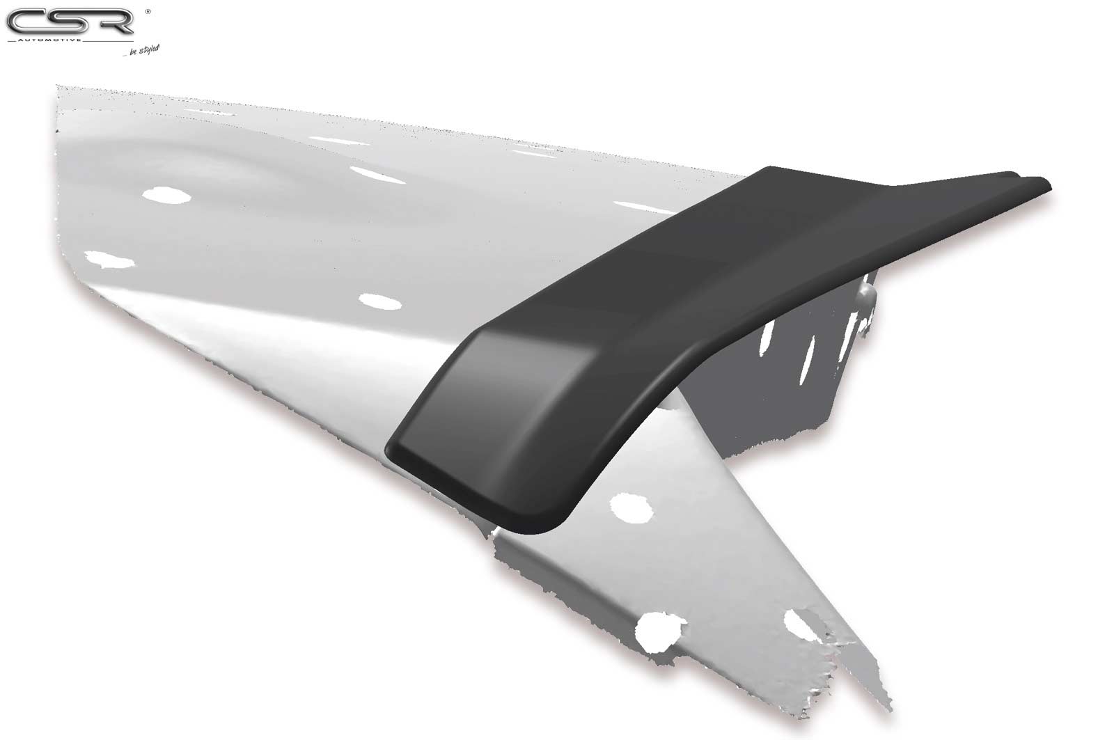 Achterspoiler Mazda 2 (Typ DJ) glans zwart