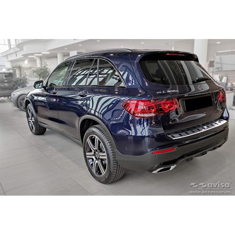 RVS Achterbumperprotector  Mercedes GLC (X253) 2015-2019 & Facelift 2019- 'STRONG EDITION'