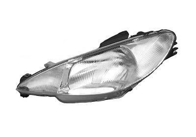 koplamp, Valeo, H4, elektr verstelb, rechts Peugeot 206, 1998-20