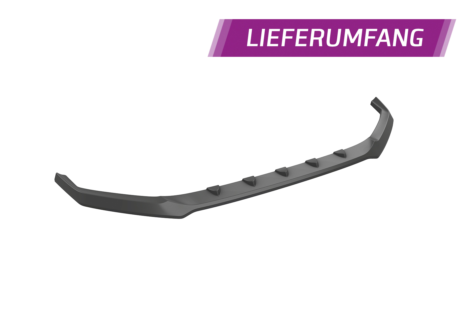 Voorspoiler Volvo XC90 2019- CSR Glans Zwart