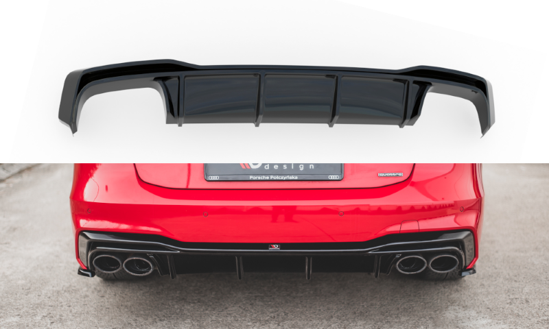 Diffuser Audi A7 S-Line / S7 C8 Maxton Glans Zwart