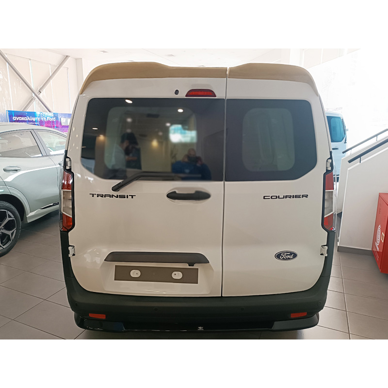 Dakspoiler  Ford Transit Courier (B460) 2023- (met 2 achterdeuren) (PU)