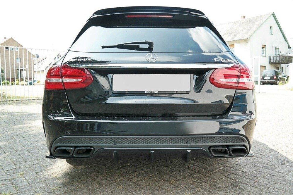 Diffuser Mercedes C-Class S205 63AMG Limousine/Estate Glans Zwart