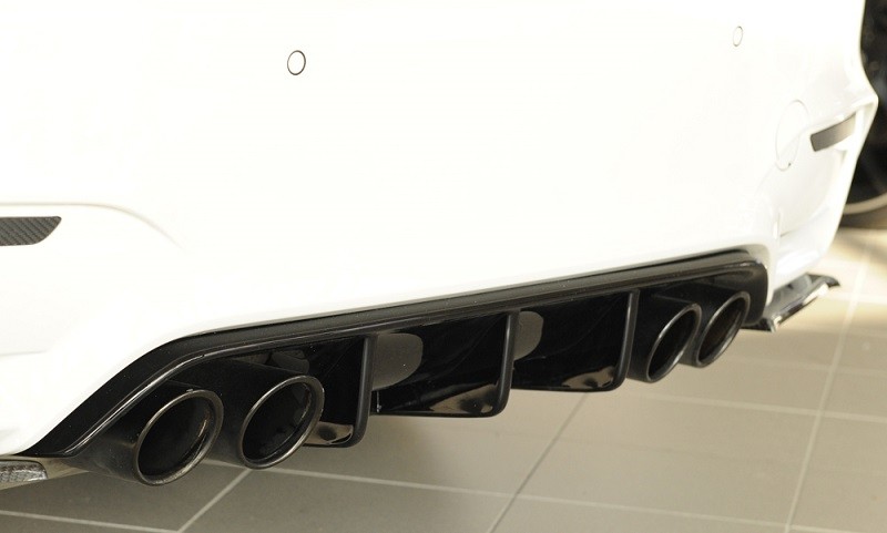 Achteraanzet Glossy Black Rieger BMW M3/M4 F80/F82 2014-