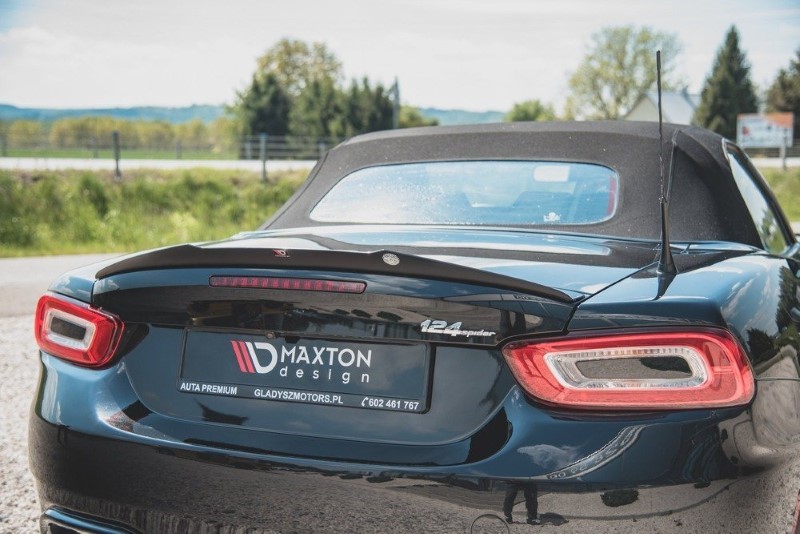 Spoilerkap Fiat 124 Spider Abarth Glanzend Zwart