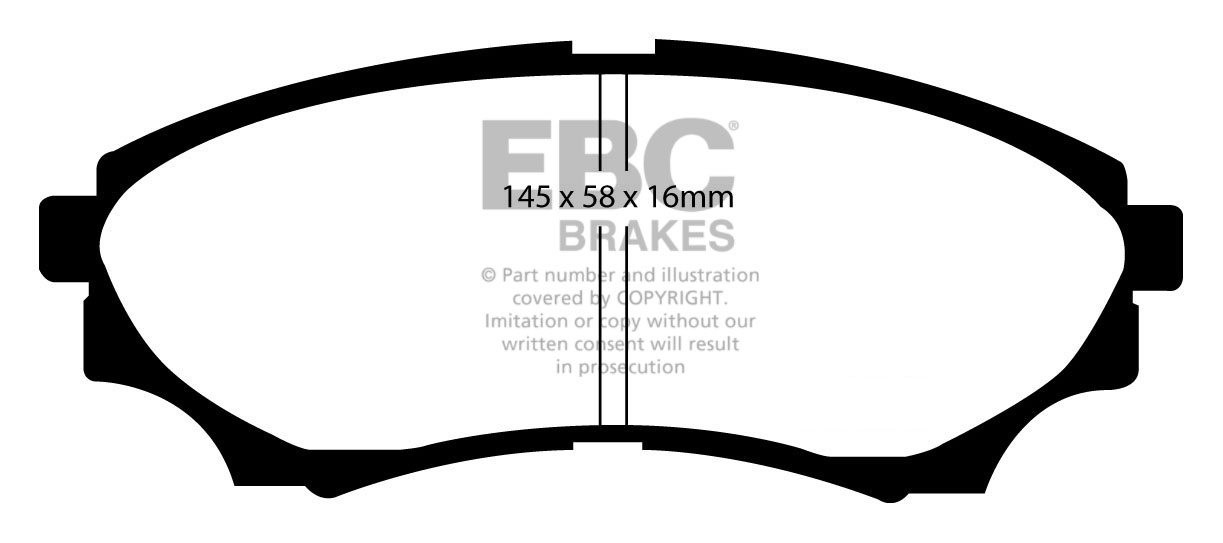 EBC Brakes FORD BEDRIJFSWAGEN Ranger 2.5 TD 4WD 2002-2006 Remblo