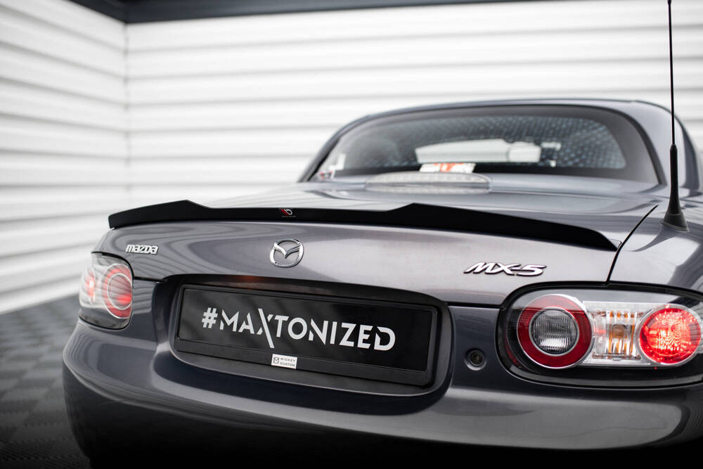Spoiler Cap Mazda MX-5 Mk3 Hardtop Maxton Design glans zwart