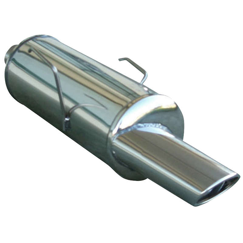 100% RVS Sportuitlaat  Citroën Saxo 1.4 (75pk) 1996- 120x80mm
