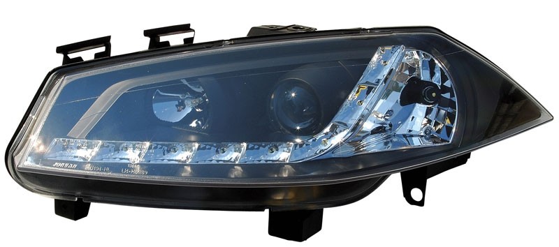Faros Renault Megane 03-.. LED Los ojos del Diablo Dayline negro