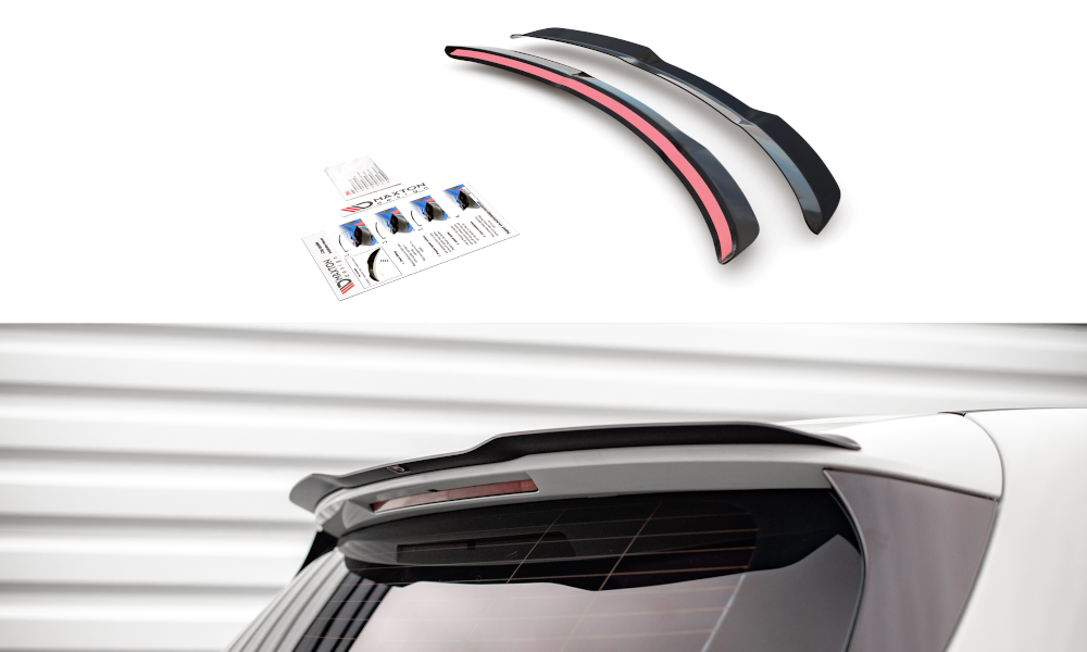 Spoiller cap Mercedes A-klasse W176 Maxton Design glans zwart