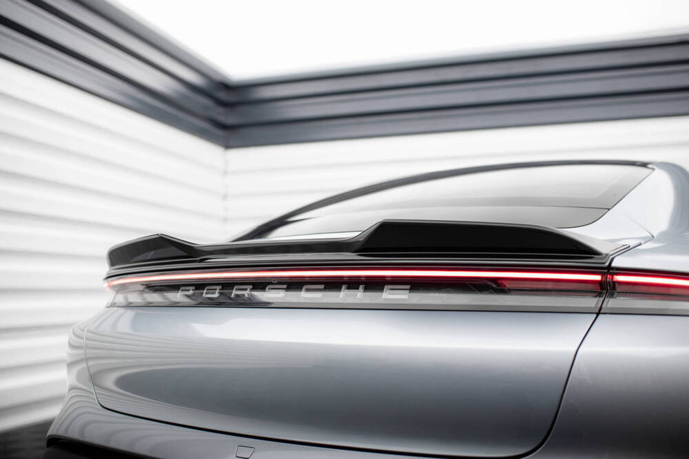 Spoiler Cap Porsche Taycan 1 / 4 / 4S / GTS Glans Zwart
