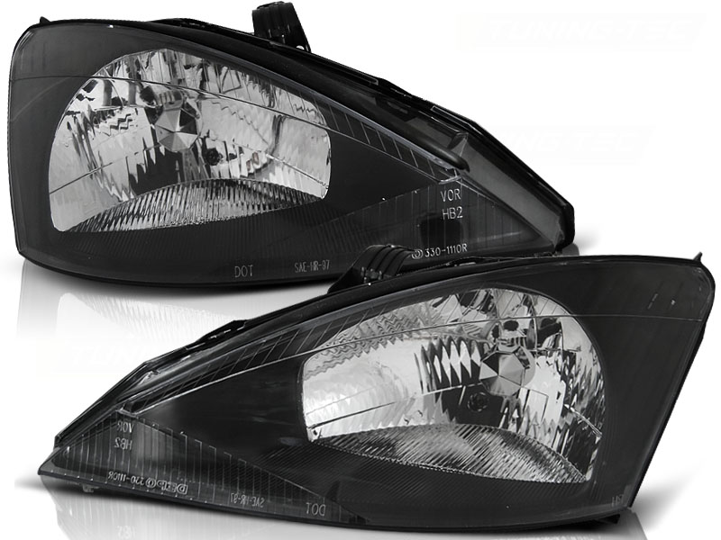 Faros Ford Focus Angel Eyes 98-01 negro