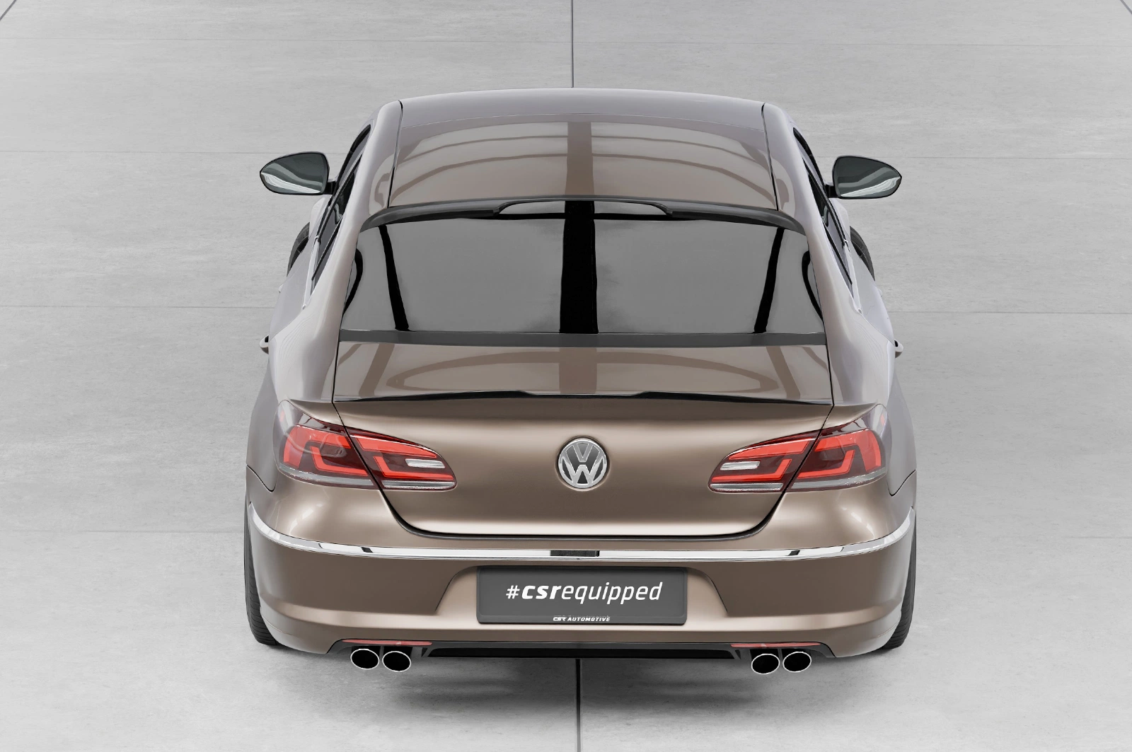 Achterspoiler voor VW Passat CC Glans Zwart (2008–2016) – CSR Automotive