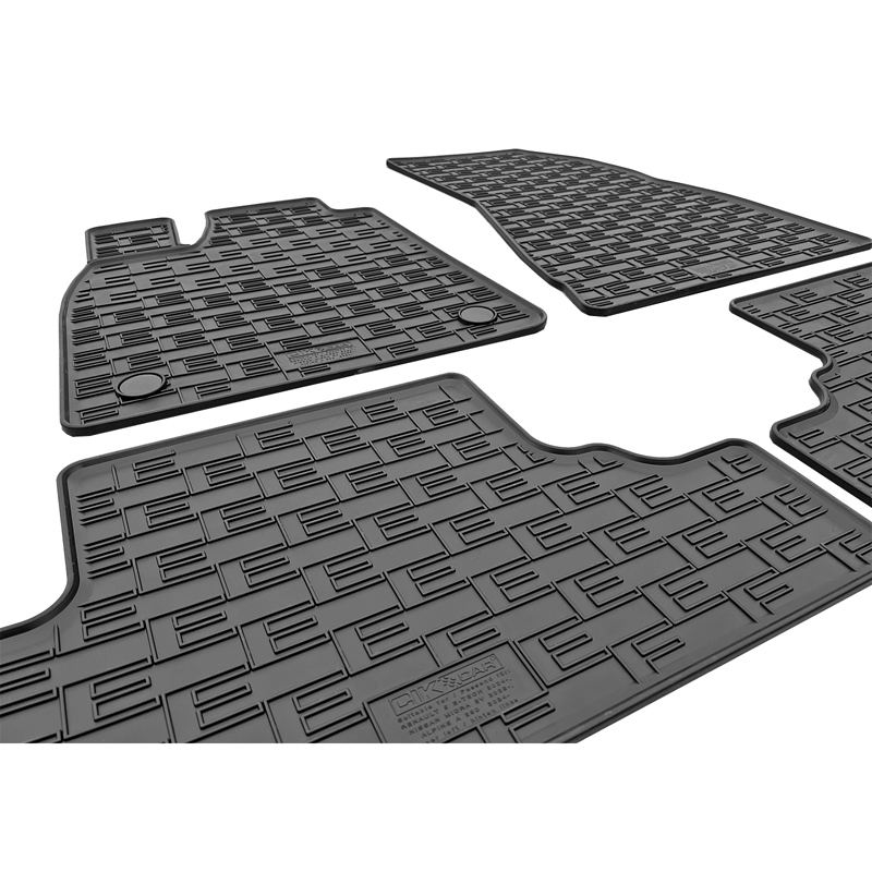 CIKCAR Rubber matten  Renault R5 E-Tech 2024- & Nissan Micra VI EV 2025- & Alpine A290 EV 2024- (4-delig + montagesysteem)