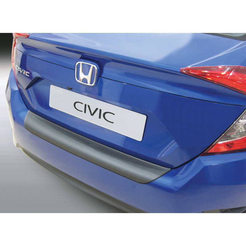ABS Achterbumper beschermlijst  Honda Civic X Sedan SE/EX 5/2017- Zwart