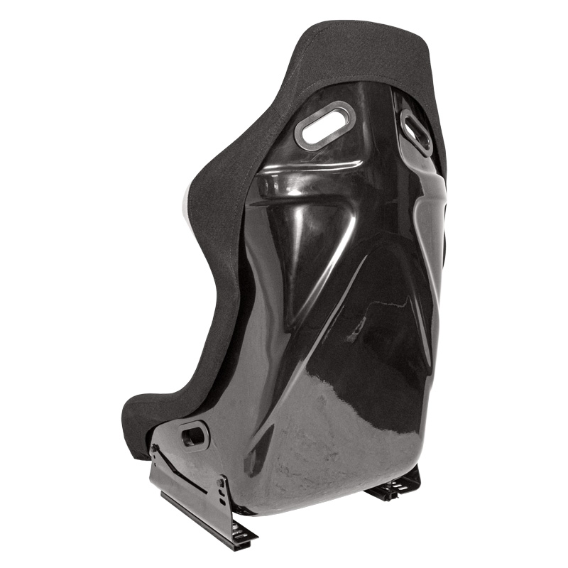 Sportstoel 'RT' - Zwart/Grijs - Vaste polyester rugleuning - incl. sledes