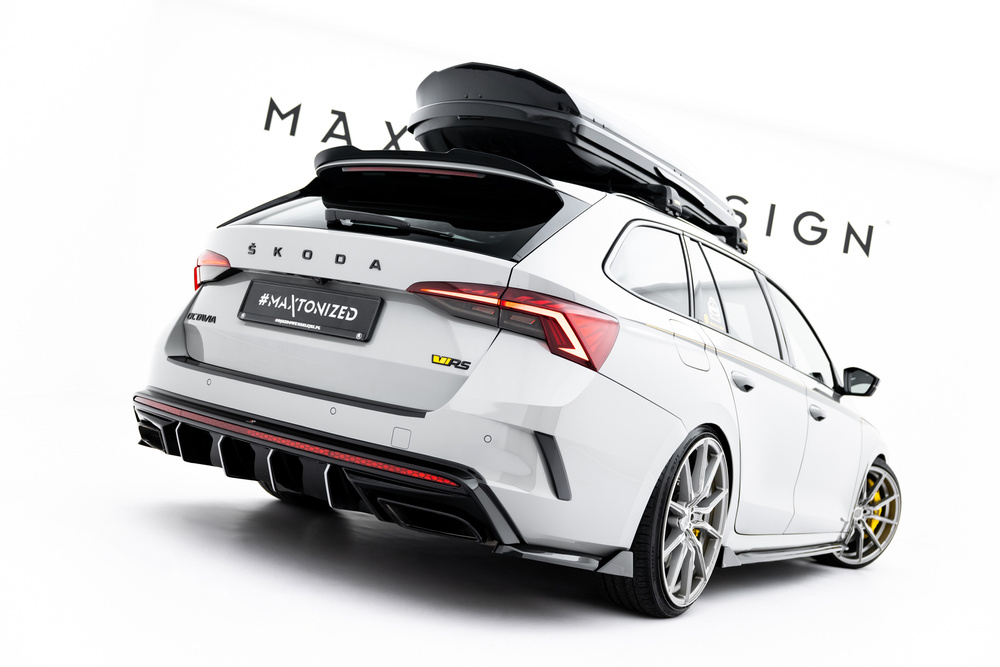 Achterzij Spoilers V.8 Skoda Octavia RS Liftback / Combi MK4 Maxton