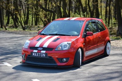 Voorspoiler Ford Fiesta ST Mk6 Glans Zwart